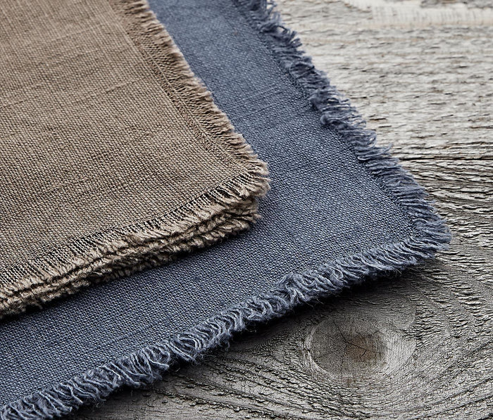 Camilla Lithuanian Linen Fringed Napkin Set - lollygag