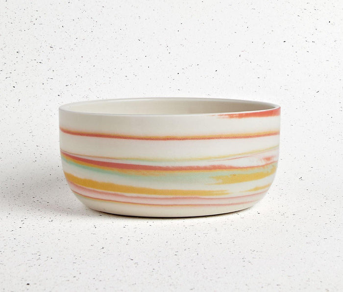 Clay Factor Candy Taffy Multi Rainbow Bowl - lollygag