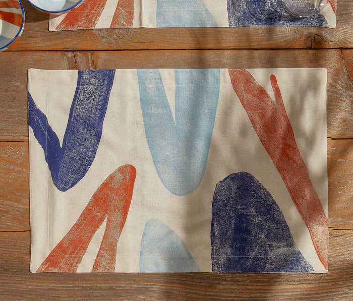 Danica canvas cotton placemats - lollygag
