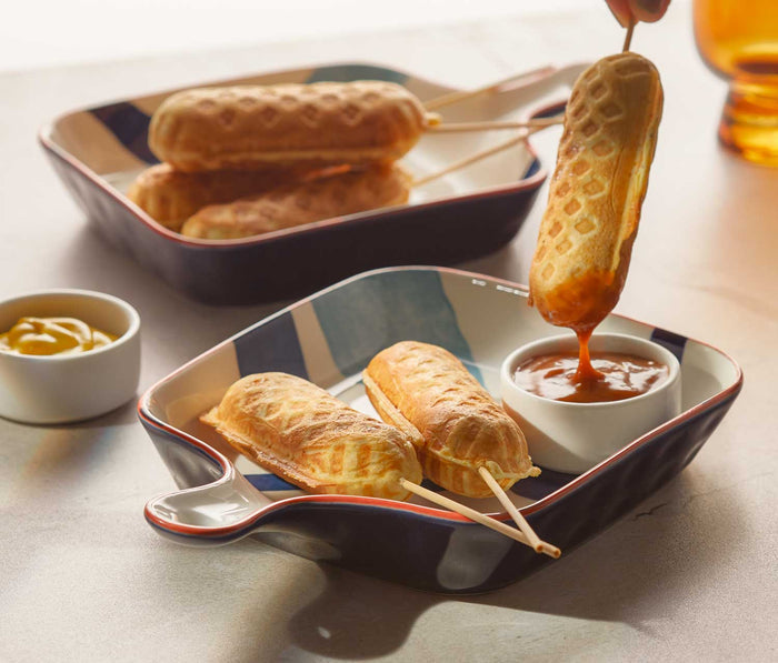 Modern Colorful Tapas Serving Dish