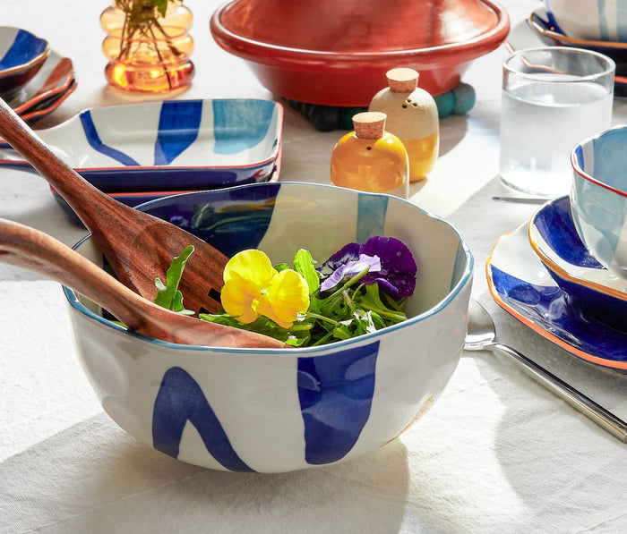 Danica Heirloom Canvas Stamped Large Serving Bowls - lollygag