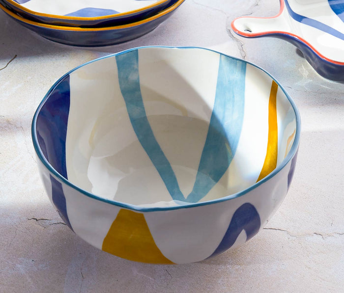 Danica Heirloom Canvas Stamped Large Serving Bowls - lollygag