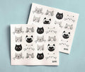 Danica Studio Cat's Meow Reusable Swedish Cloth Dry Mats