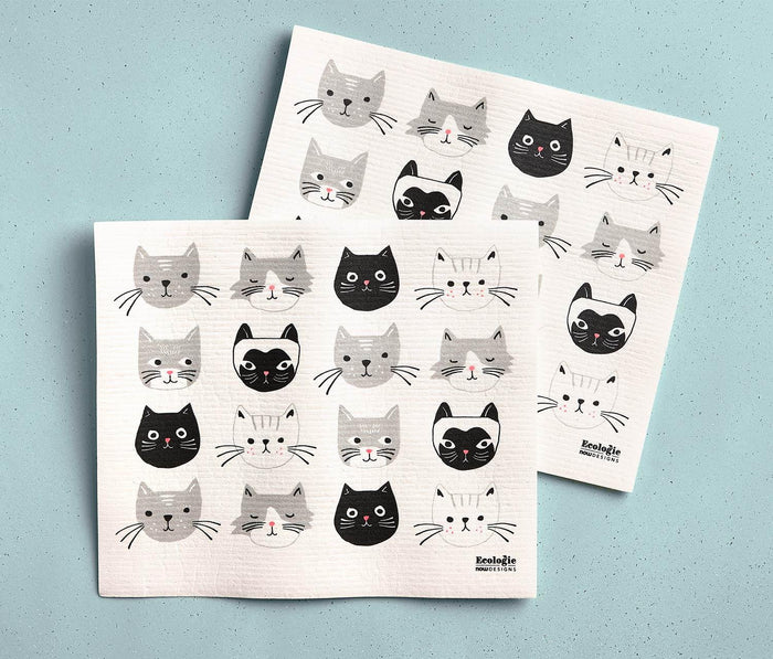 Danica Studio Cat's Meow Reusable Swedish Cloth Dry Mats