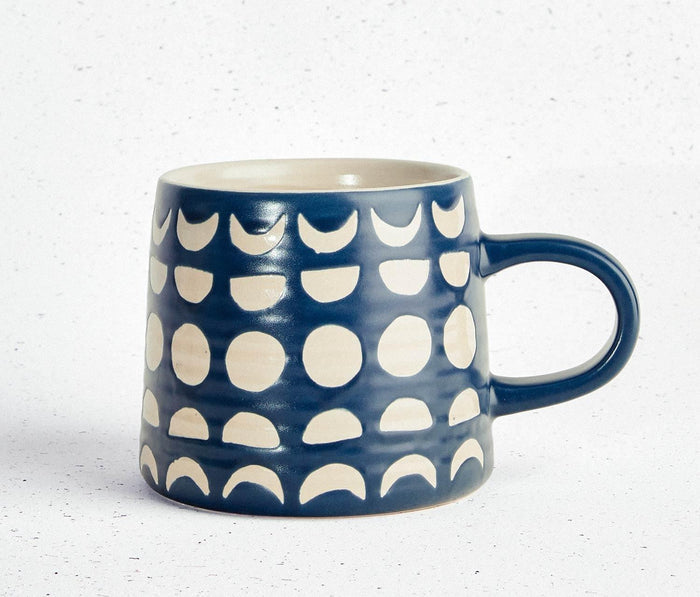 Danica Studio Celestial Navy Geo Mug - lollygag