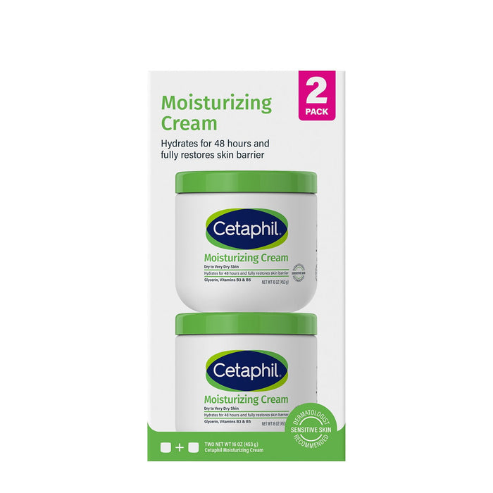 Cetaphil Moisturizing Cream for Very Dry, Sensitive Skin (2 Pack)