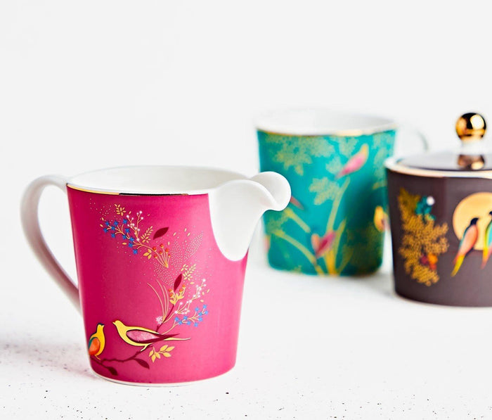 Sara Miller London Pink Birds Cream jug