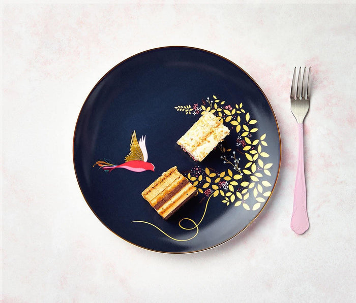Sara Miller London plates : Set of 4 different styles - lollygagSara Miller London Plates  Dessert Fork - lollygag