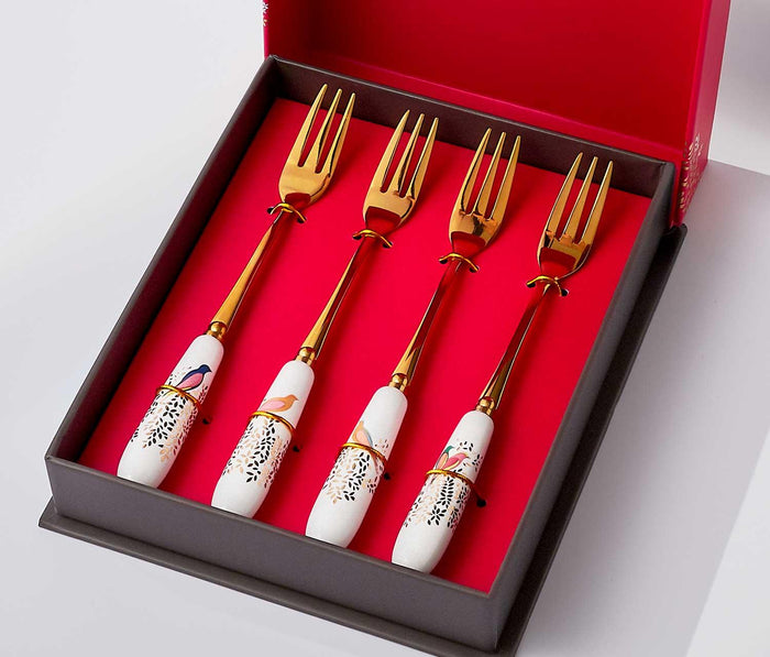 Sara Miller London Plates  Dessert Fork - lollygag