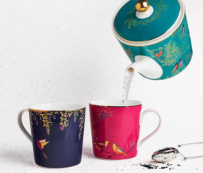 Sara Miller London Green Teapot - lollygag