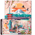 Cherry Blossoms and Mount Fuji Jigsaw Puzzle