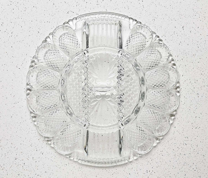 Vintage hobnail egg serving dish - lollygag