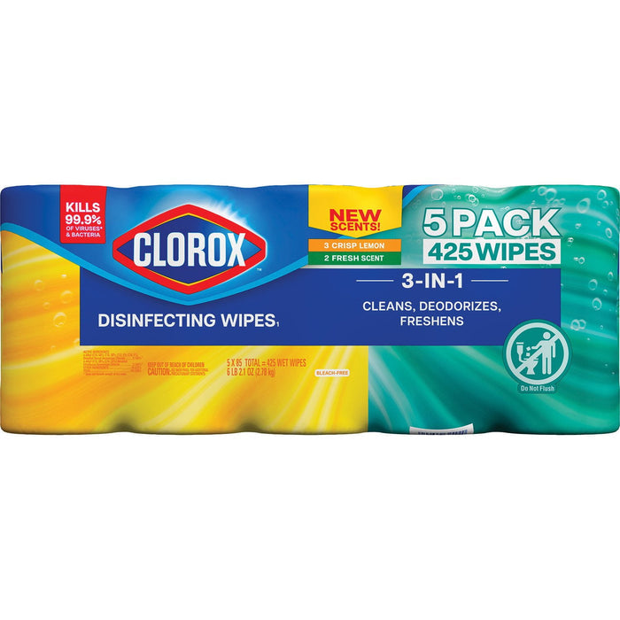 Clorox Disinfecting Wipes (Pack of 5)