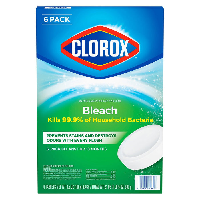 Clorox Ultra Tablets Toilet Bowl Cleaner (6 Pack)