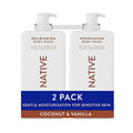 Coconut Body Wash in Kenya - Native Nourishing Coconut and Vanilla, 2 Pack