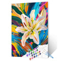 Color Splash Lily Paint by Numbers