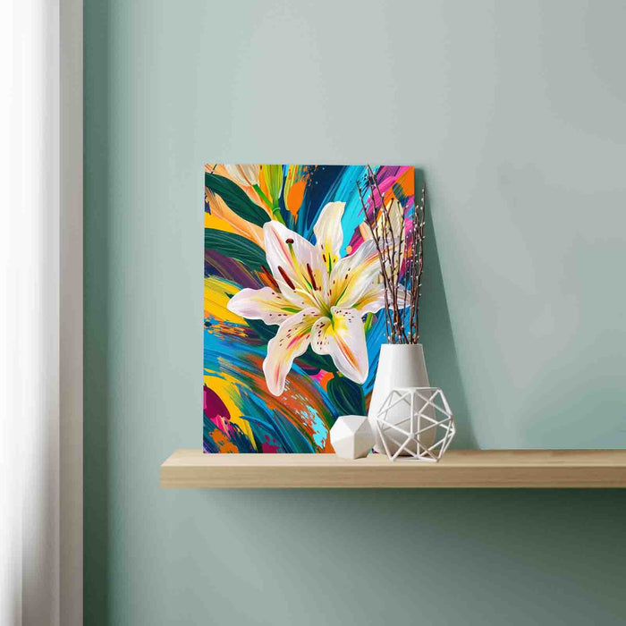 Color Splash Lily Paint by Numbers