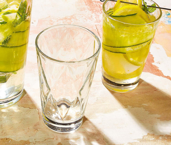 Vidivi Concerto Diamond Highball Italian Glasses - Lollygag
