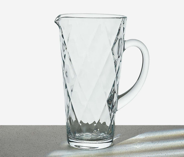 Vidivi Concerto Geometric Diamond Glass Pitcher- Lollygag