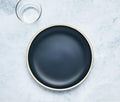 Costa Brava Mazarine Blue Matte Stoneware Salad Plate- lollygag
