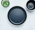 Costa Brava Matte Stoneware Mazarine Blue Dinnerware- lollygag