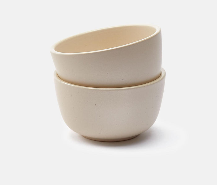 Costa Brava Matte Egg Shell Side Rice Bowl Set - Lollygag