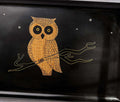 Couroc Of Monterey Owl Large Serving Tray close up- lollygag