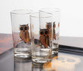 Couroc Of Monterey Owl Tall Glass Set of 3 - Lollygag.co