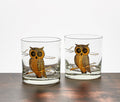Couroc Of Monterey Owl Rocks Glass Set - Lollygag