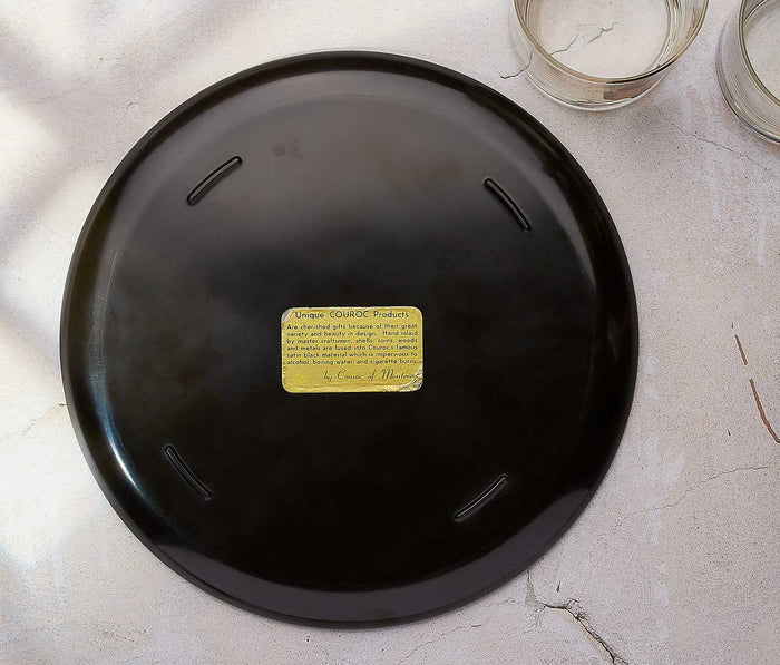 Couroc of Monterey Owl Round Serving Tray - Lollygag