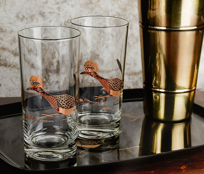 Couroc of Monterey Roadrunner Tall Glass - lollygag