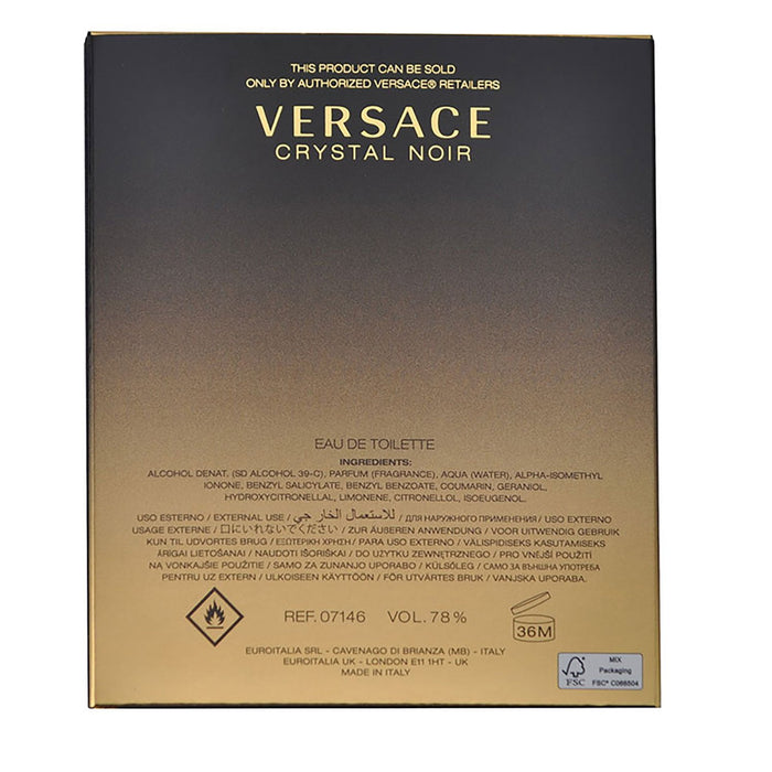 Versace Crystal Noir Eau de Toilette.