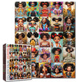 Cute Black Girl Moments Collage Jigsaw Puzzle
