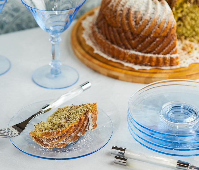 Vintage Dessert glass plates - lollygag