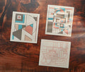 Frank Lloyd Wright December Swedish Dishcloth Set - Lollygag