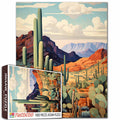 Desert Cactus Valley Jigsaw Puzzle
