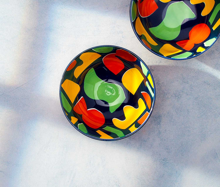 Danica Colorful Doodle Cereal & Snack Bowl Set