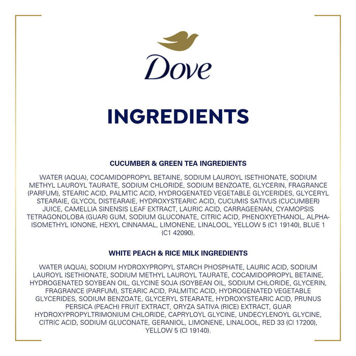 Dove Refresh & Rebalance Body Wash (2 Pack)