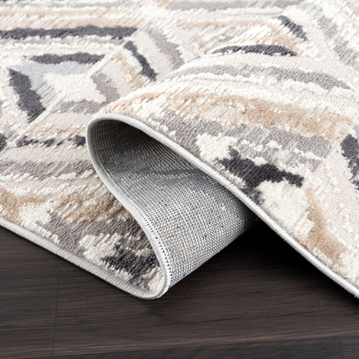 Dunes Contemporary Diamonds Beige Rug
