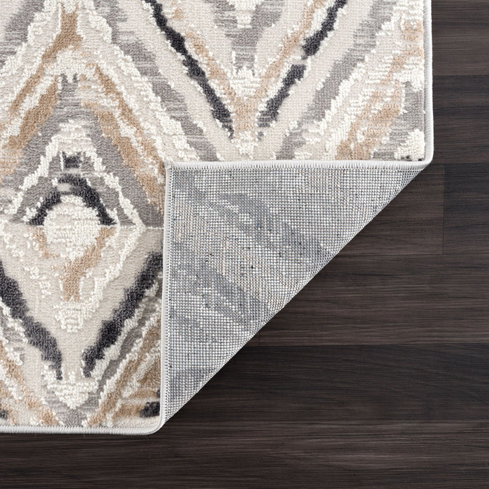 Dunes Contemporary Diamonds Beige Rug