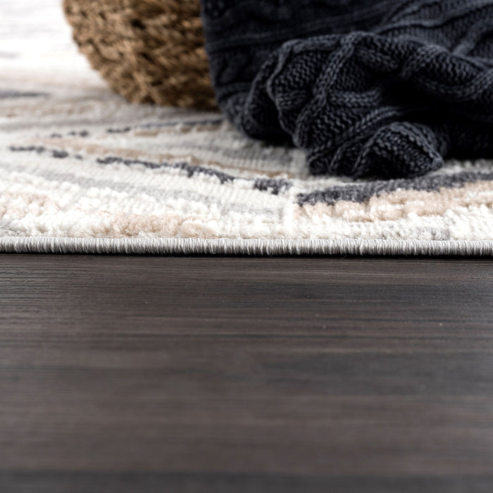 Dunes Contemporary Diamonds Beige Rug