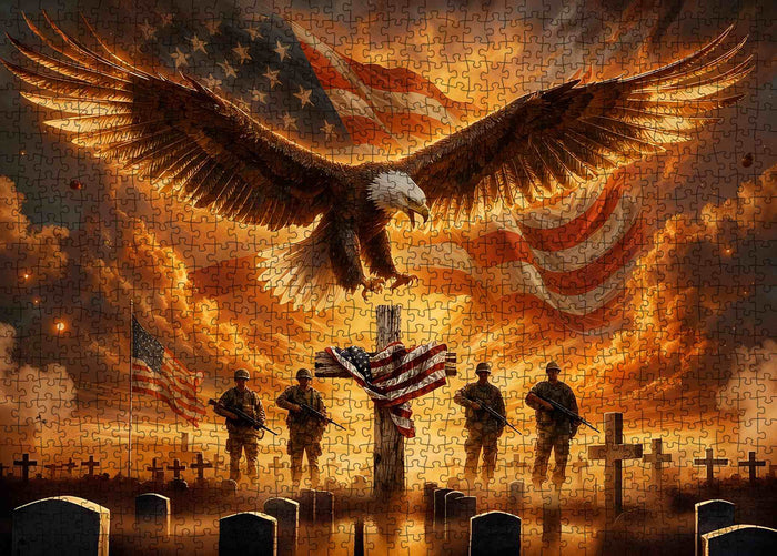 Eagle of Honor Memorial Jigsaw Puzzle