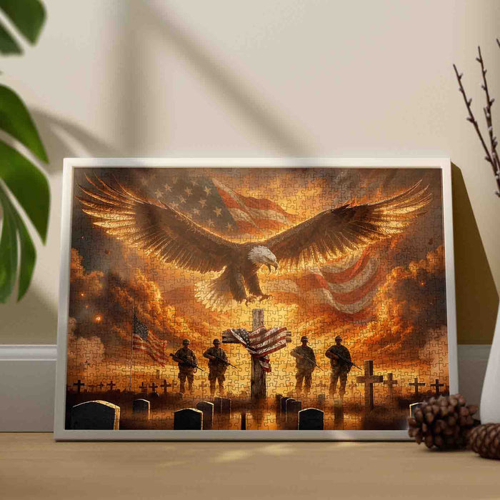 Eagle of Honor Memorial Jigsaw Puzzle