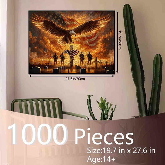 Eagle of Honor Memorial Jigsaw Puzzle