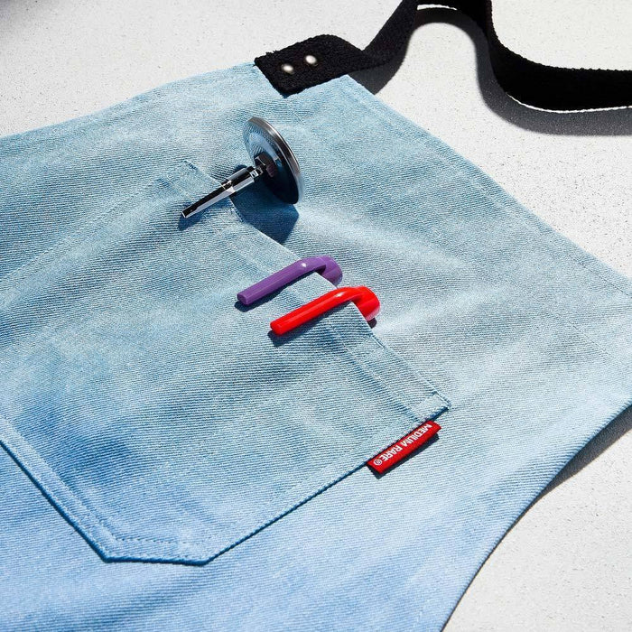Soft Light Blue Chambray Chef Apron -unisex