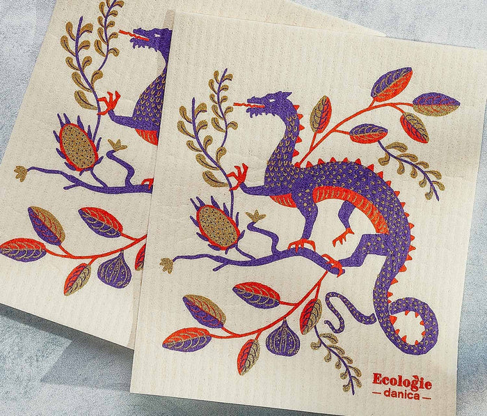 Danica Ember Dragon Swedish Dishcloth Set