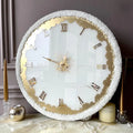 Ember Tide Premium Resin Wall Clock - Pacific Resin Art