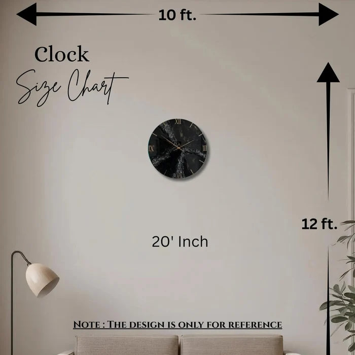 Marine Style Epoxy Resin Wall Clock | Modern Clocks - Pacific Resin Art