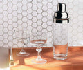 Vintage Mid-Century cocktail shaker and glasses Bar Set - lollygag