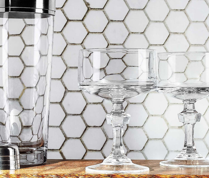 Vintage Mid-Century cocktail shaker and glasses Bar Set - lollygag